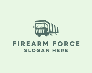 Armed Military Truck logo design