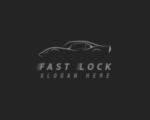 Fast Motorsport Car logo design