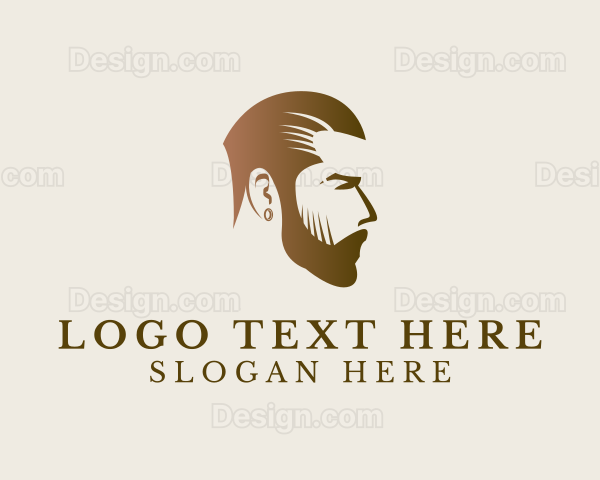 Barber Haircut Man Logo