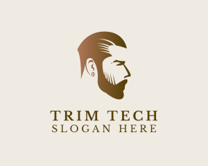 Barber Haircut Man logo design