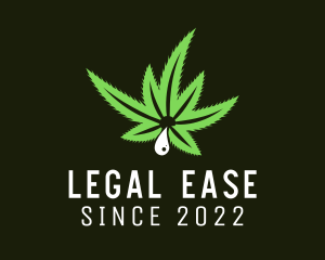 Medical Marijuana Droplet logo