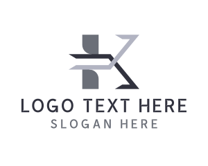 Modern Block Logistics Letter K logo