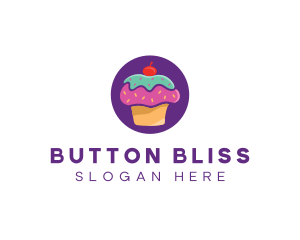 Cherry Cupcake Bakery logo design