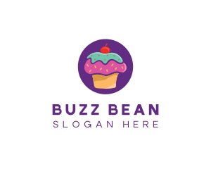 Cherry Cupcake Bakery logo design