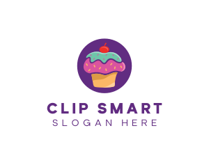 Cherry Cupcake Bakery logo design