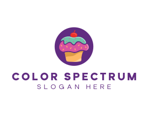 Cherry Cupcake Bakery logo design