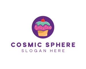 Cherry Cupcake Bakery logo design