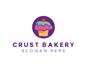 Cherry Cupcake Bakery logo design