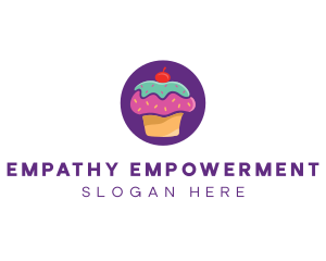 Cherry Cupcake Bakery logo design