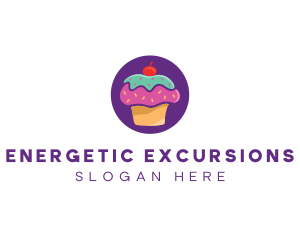 Cherry Cupcake Bakery logo design