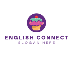 Cherry Cupcake Bakery logo design