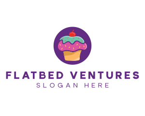 Cherry Cupcake Bakery logo design