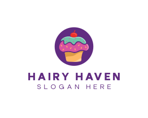 Cherry Cupcake Bakery logo design