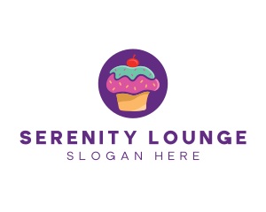 Cherry Cupcake Bakery logo design