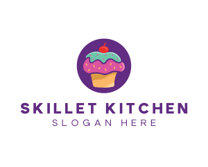 Cherry Cupcake Bakery logo design