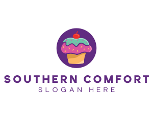 Cherry Cupcake Bakery logo design