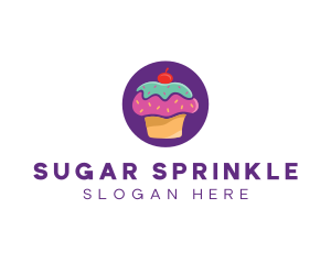 Cherry Cupcake Bakery logo design