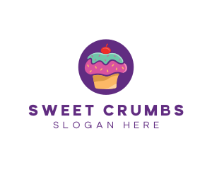 Cherry Cupcake Bakery logo design