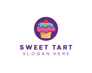 Cherry Cupcake Bakery logo design