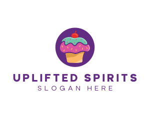 Cherry Cupcake Bakery logo design