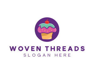 Cherry Cupcake Bakery logo design