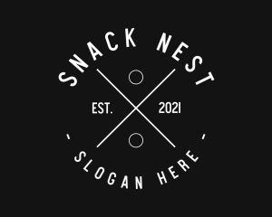 Hipster Shop Business logo design