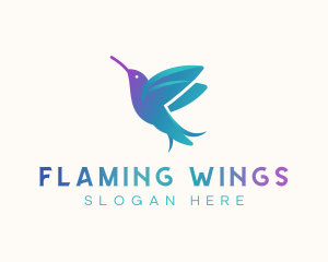 Hummingbird Avian Creative logo design