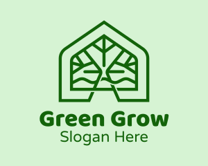 Green Tree House  logo design