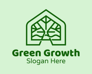 Green Tree House  logo design