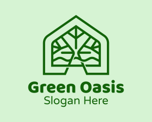 Green Tree House  logo design