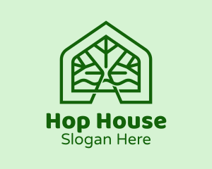 Green Tree House  logo design