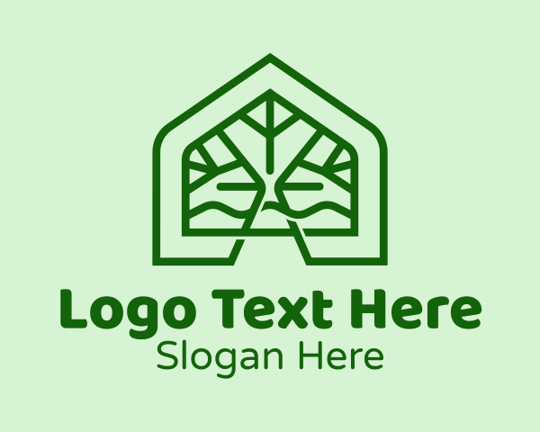 Green House logo example 1