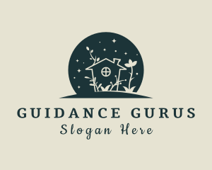 House Floral Garden  Logo