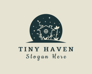 House Floral Garden  logo design