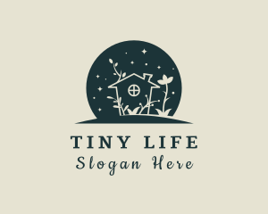 House Floral Garden  logo design