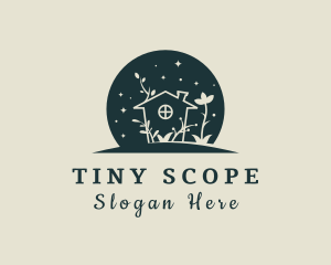 House Floral Garden  logo design