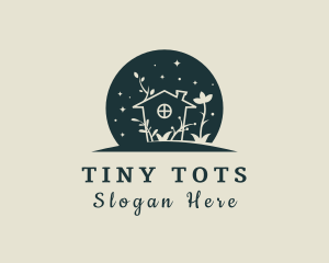 House Floral Garden  logo design