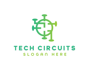 Green Virus Circuitry logo