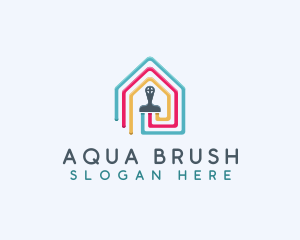 House Paint Maintenance logo design