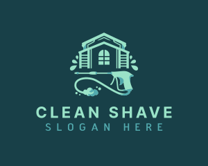 Pressure Washing Cleaning logo design