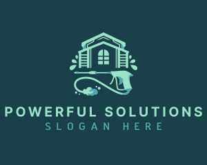 Pressure Washing Cleaning logo design