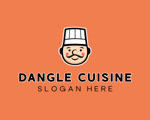 Cook Chef Cartoon logo design