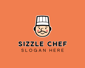 Cook Chef Cartoon logo design