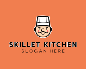 Cook Chef Cartoon logo design