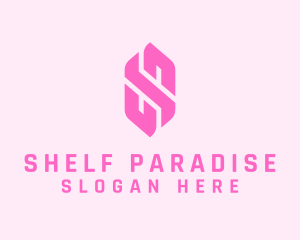 Pink Beauty Letter S  logo design