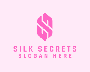 Pink Beauty Letter S  logo design