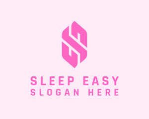 Pink Beauty Letter S  logo design