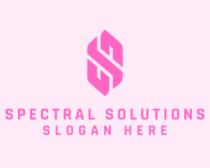 Pink Beauty Letter S  logo design