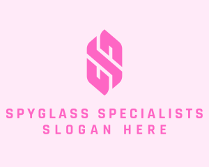 Pink Beauty Letter S  logo design