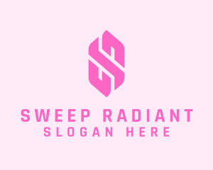 Pink Beauty Letter S  logo design